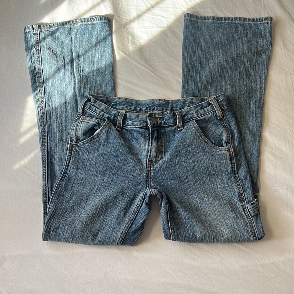 Y2k low rise bootcut jeans
